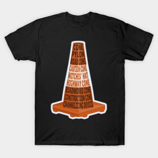 Road Cone Orange traffic cone T-Shirt